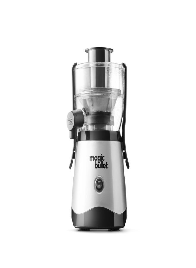 Magic Bullet® Mini Juicer, Countertop Space-Saving, 2" Feed Chute for Fruits and Vegetables, 400W, Compact Design, Black/Silver, MBJ10100 - Image 1