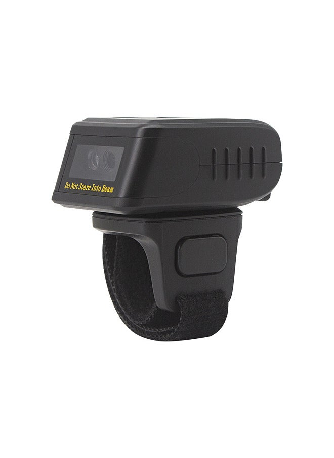 Generic Barcode Scanner 1D/2D/QR Barcode Portable Finger Handheld Wearable Ring Code Reader Support for Windows PC Computers Supermarket Library Express Company Warehouse  - Image 1