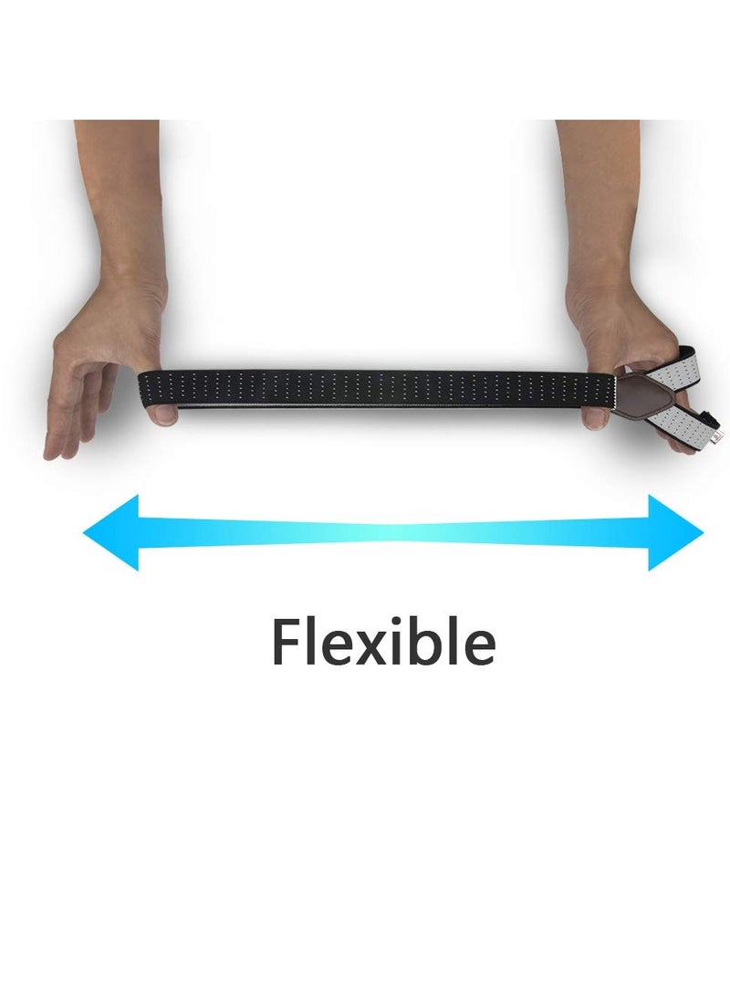 Men Shirt Stays for Tucking Adjustable Elastic Garters  Straps Sock Non slip Clamps Suspenders Holder Clips