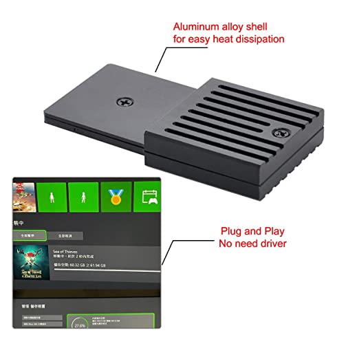 cablecc M.2 NVMe 2230 M-Key SSD to CF-Express Type-B Adapter for Xbox Series X&S CH SN530 SSD PCIe4.0 Expansion Memory Card (Black CFExpress to NVME only Work for CH SN530 SSD) - Image 5