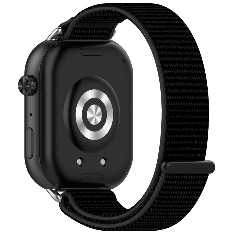 سوار ساعة For Honor Rossini 2I من النايلون مزود بخطاف وحلقة (أسود) - Image 2