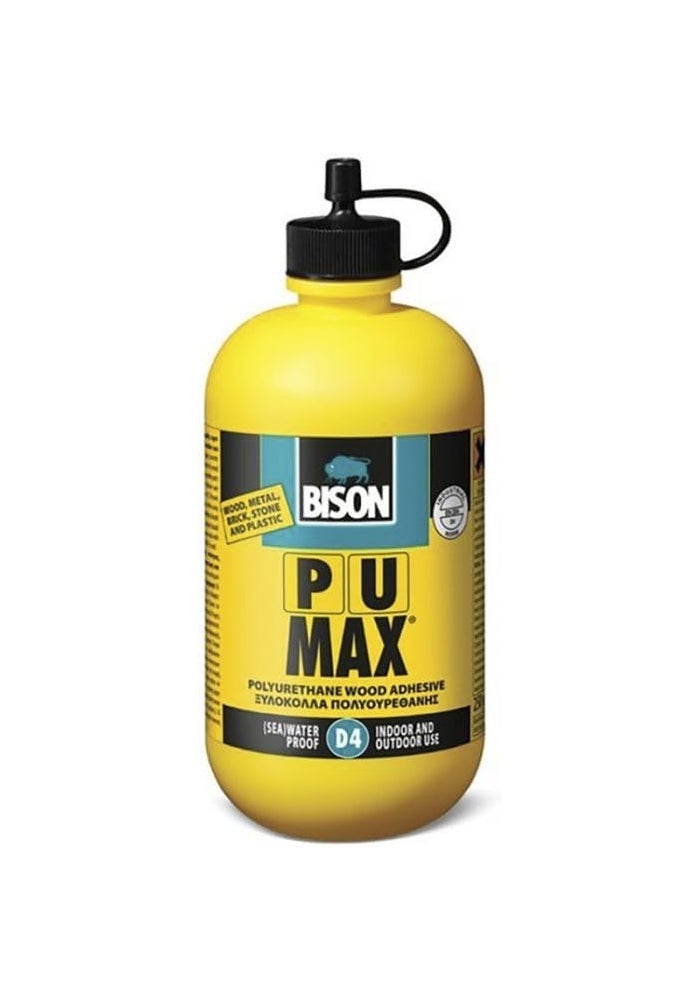 Bison Pu Max Wood Adhesive 75 G, Liquid, (Sea)Waterproof (En 204 D4), Heavy Duty, Super Strong, All Weather Wood Construction Glue, For Marine, Boats, Heavy Duty Wood Work - Image 2