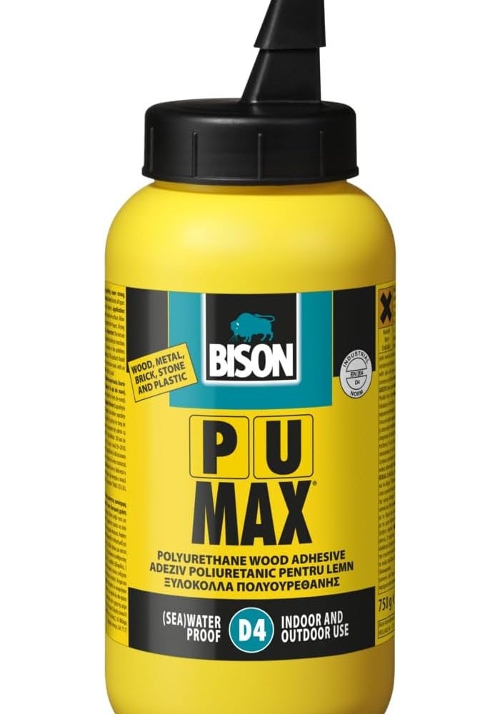 Bison Pu Max Wood Adhesive 75 G, Liquid, (Sea)Waterproof (En 204 D4), Heavy Duty, Super Strong, All Weather Wood Construction Glue, For Marine, Boats, Heavy Duty Wood Work - Image 5