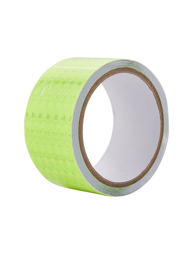 LAWAZIM Snail Reflective Tape - 1 Piece, 5cm×5m (2inx16.4ft), Neon Yellow-Green - High Visibility Hex Pattern Waterproof Self-Adhesive Safety Marking Tape for Vehicles, Roads, Indoor & Outdoor Use - Image 2