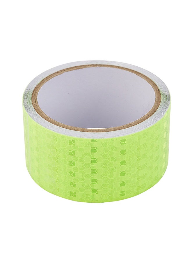 LAWAZIM Snail Reflective Tape - 1 Piece, 5cm×5m (2inx16.4ft), Neon Yellow-Green - High Visibility Hex Pattern Waterproof Self-Adhesive Safety Marking Tape for Vehicles, Roads, Indoor & Outdoor Use - Image 3