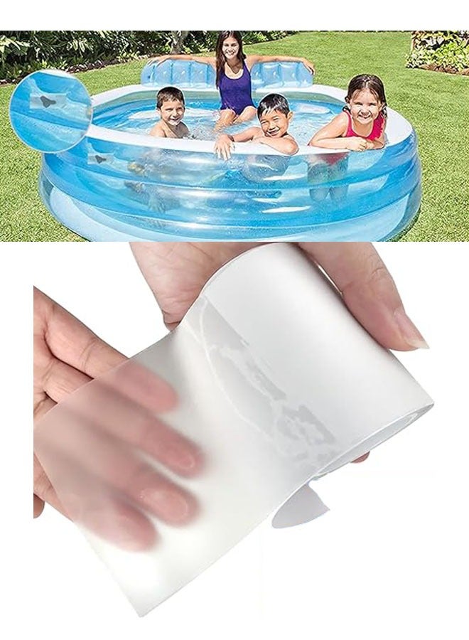 Generic Swimming Pool Repair Kit, TPU Self Adhesive Waterproof Patch, Underwater Patch Repair Patch, Repair Tape 15cm x 100cm for Waterbed, Swimming Pool, Pool Liner, Inflatable Tent, Canvas Canopy  - Image 1