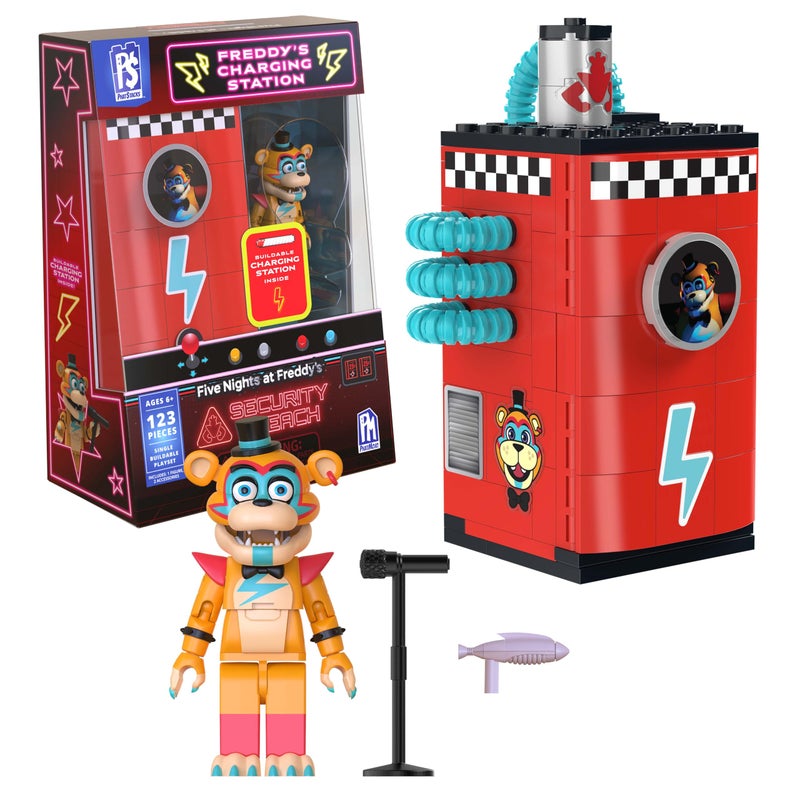 PhatMojo Five Nights at Freddy's - Phat$tacks Freddy's Charging Station Playset (123 Pieces, Series 1) - Image 1