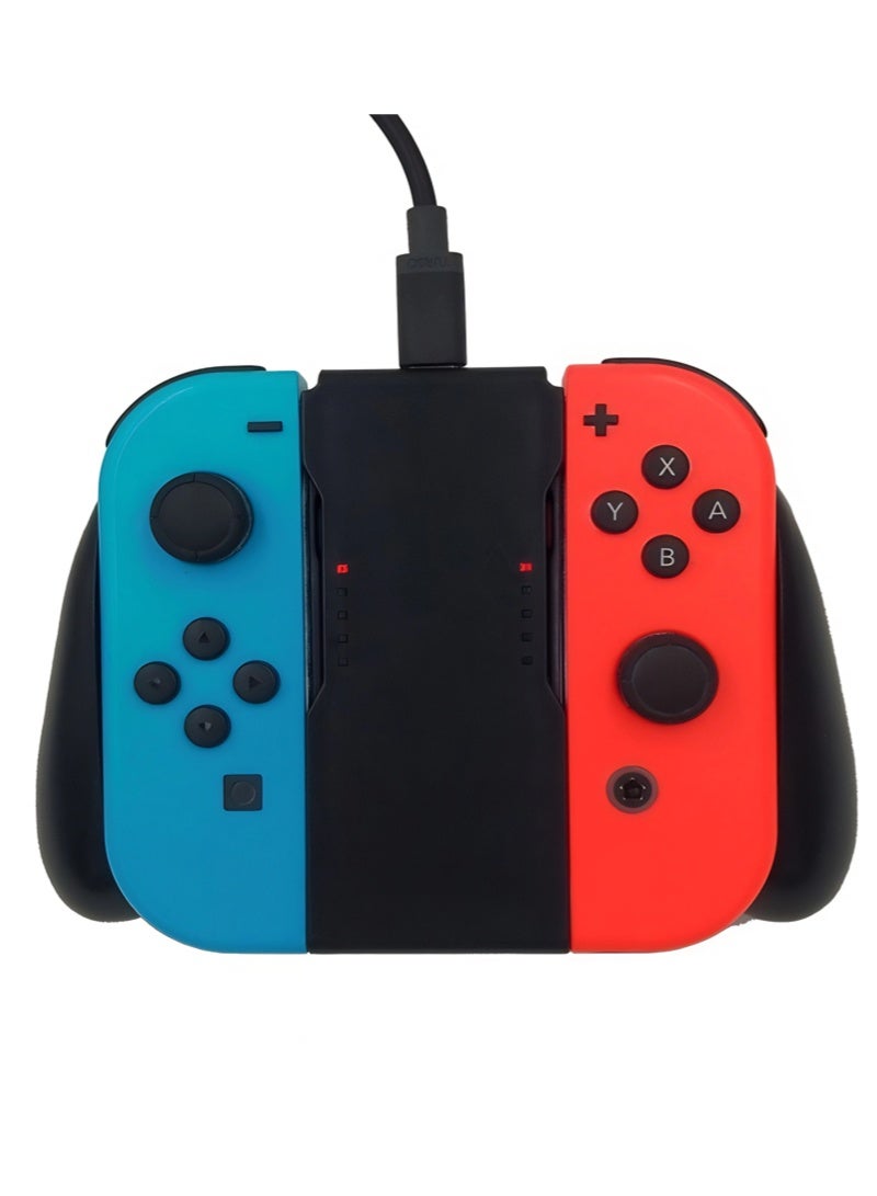 inston Charging Hand Grip Gamepad Holder for Nintendo Switch Joy Con - Image 2