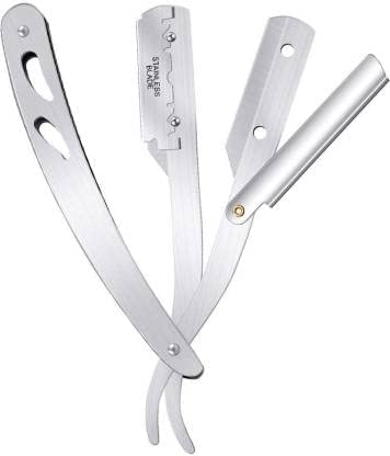 GutarGoo® 5 Pcs Professional Hair Cutting Scissors Set; Thinning/Trimming Shears, Sharp Barber Styling Scissors,Salon Barber Folding Shaving Razor for Men,Grooming comb, Hair cutting cape/apron - Image 5