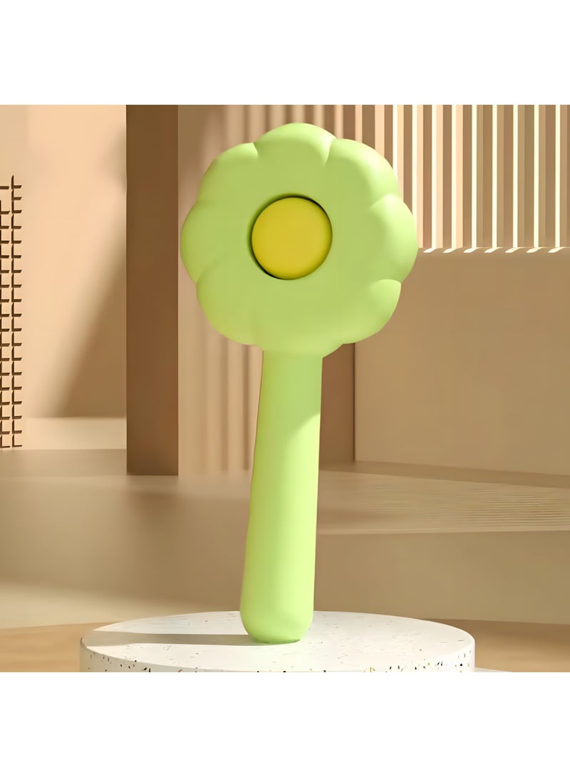 Pet grooming brush for cats and dogs to remove loose hair and clean fur, a professional detangling tool for short and long hair, ideal for reducing shedding and smoothing the coat. - Image 5