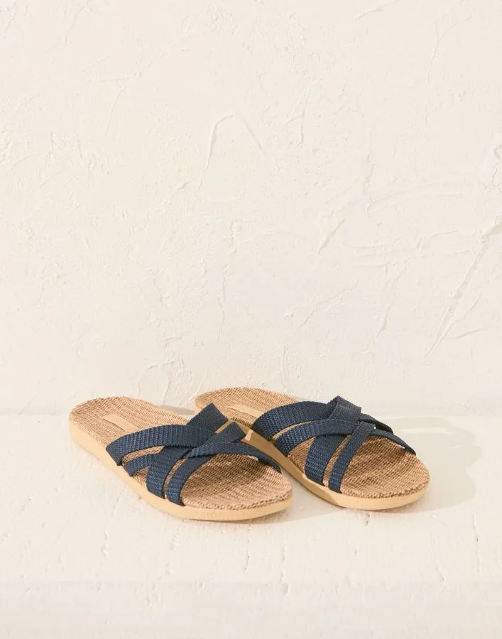women'secret Raffia -Effect Straps Sandals