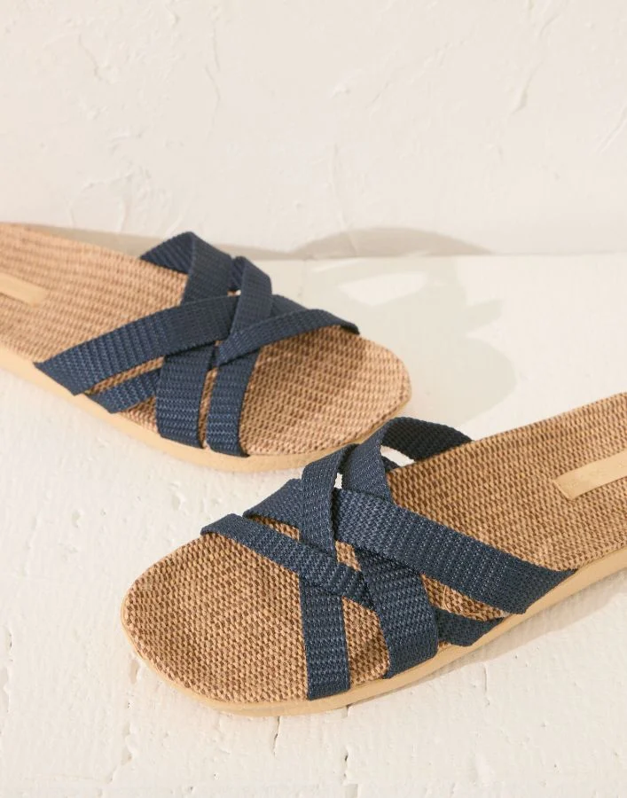 women'secret Raffia -Effect Straps Sandals