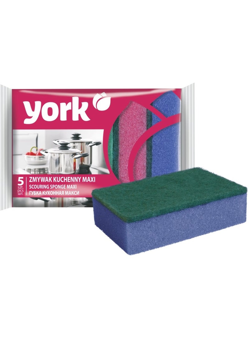 YORK SCOURING SPONGE MAXI 5 PCS  - Image 1
