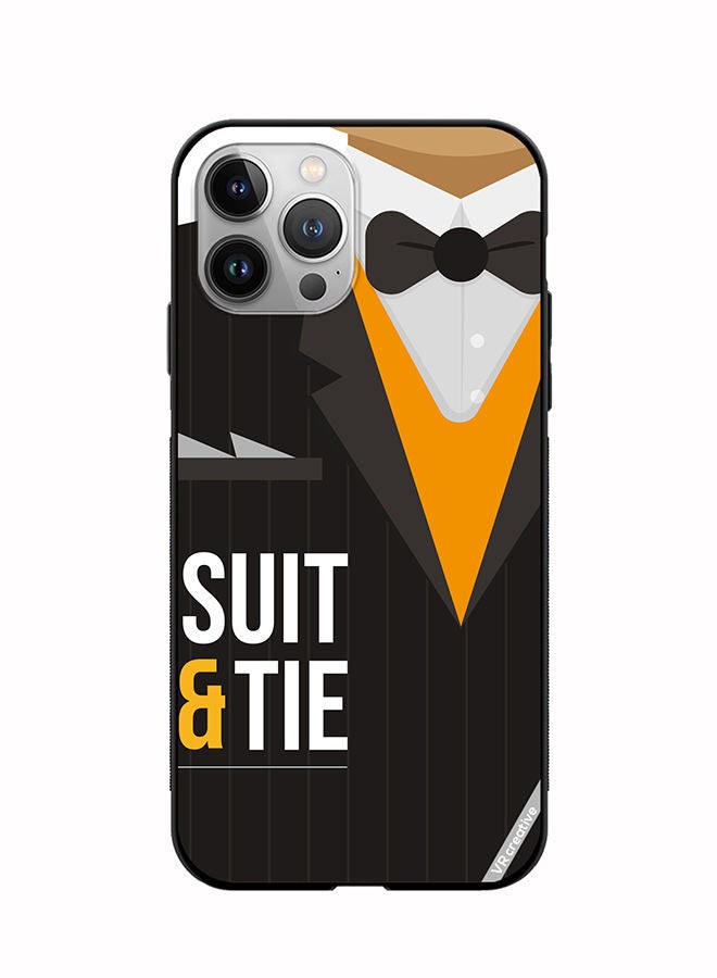 VR CREATIVE Protective Case Cover For Apple iPhone 11 Pro Suit N Tie Design Multicolour - Image 1