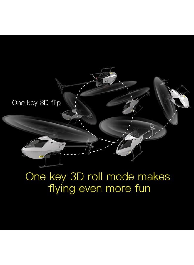 GoolRC C129 V2 RC Helicopter, 4 Channel Remote Control Helicopter with 6-Axis Gyro, 2.4GHz RC Aircraft with 3D Flips, Altitude Hold, One Key Take Off/Landing and 2 Batteries for Adults and Beginners - Image 4