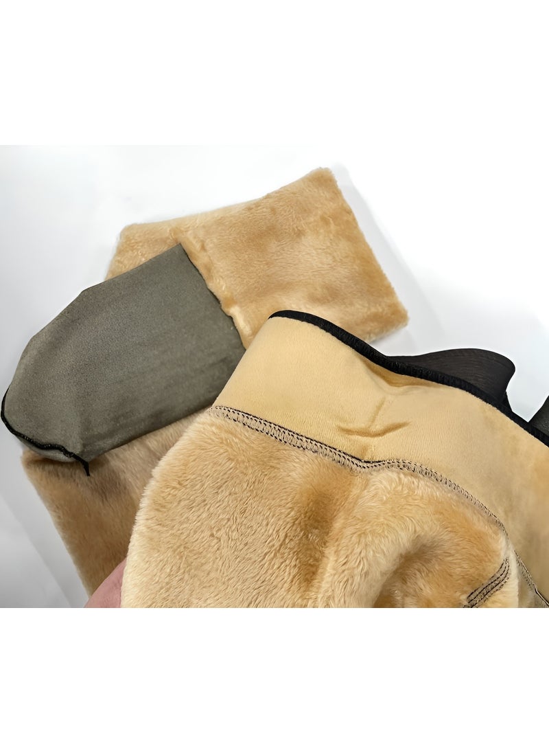Afa - Plush Penti Quality Skin Color Magic Winter Socks Tights - Image 1
