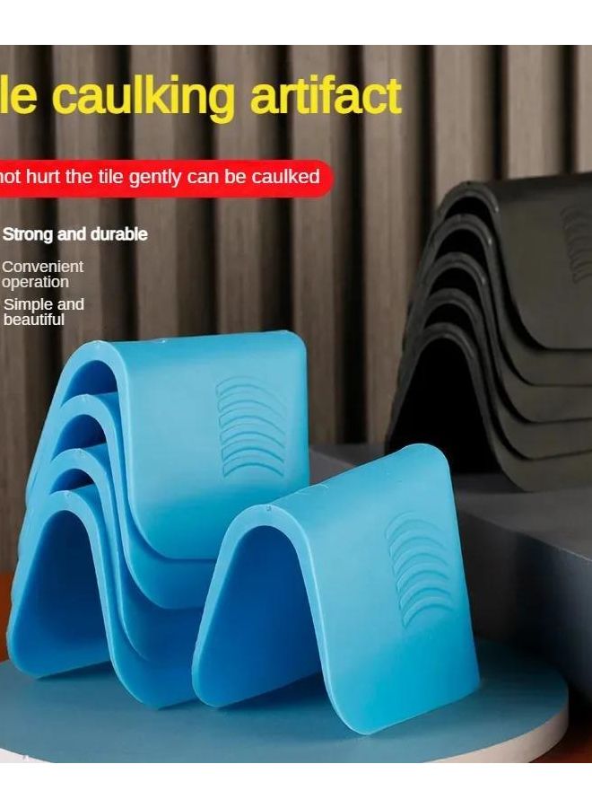 Blue Professional Caulking Finisher Tool Smooth Tile Grout Scraper Handheld Polyurethane Caulking Accessory - Image 2