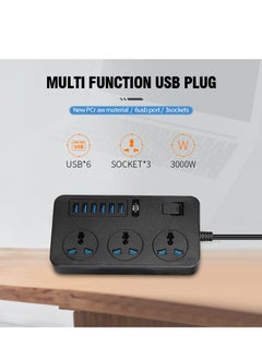 GULFLINK 5 Meter Cable With 3 Power Socket 6 Usb Ports Power Strip  - Image 4