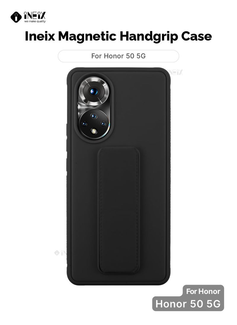 INEIX - 3 in 1 Magnetic Hand Grip Holder Case For Honor 50 5G Black - Image 1