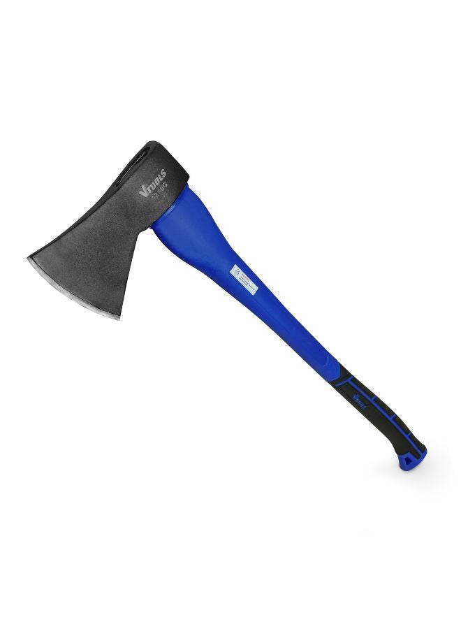 VTOOLS 15 Inch Carbon Steel Chopping Axe Hammer With Fiber Glass Handle - Image 2