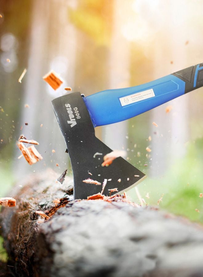 VTOOLS 15 Inch Carbon Steel Chopping Axe Hammer With Fiber Glass Handle - Image 4