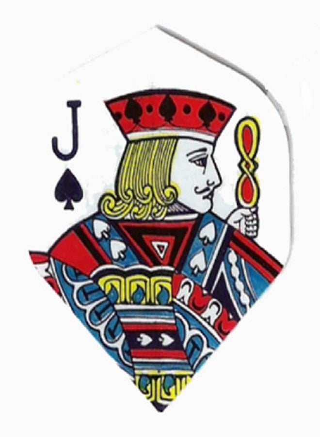 US Darts - 5 Sets (15 Flights) AKQJ Spades Standard Dart Flights