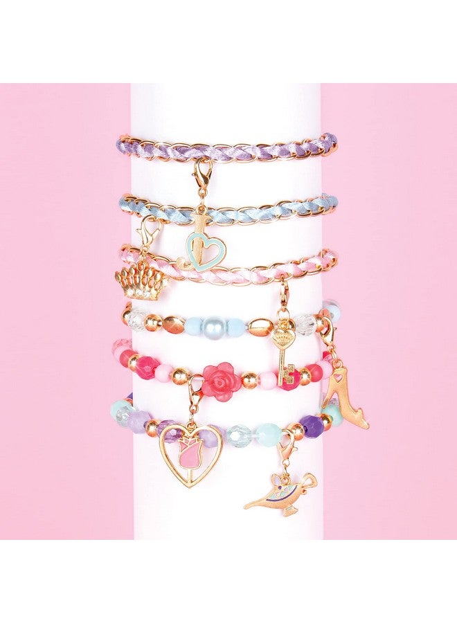 ميك إت ريل - مجموعة صنع أساور سحرية من Disney Princess X Juicy Couture Hearts Of Fashion - مجموعة صنع أساور سحرية من صنعك باستخدام سحر Disney & Juicy Couture - مجموعة خرز فنية وحرفية للفتيات والمراهقات - 6 أساور - للأعمار من 8 سنوات فما فوق - Image 4