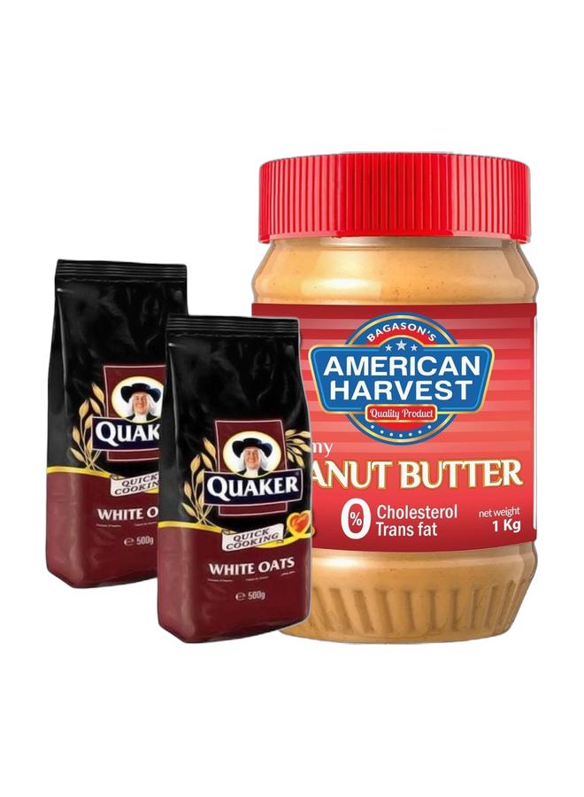 American Harvest Creamy Peanut Butter Jar, 1 Kg - Image 1