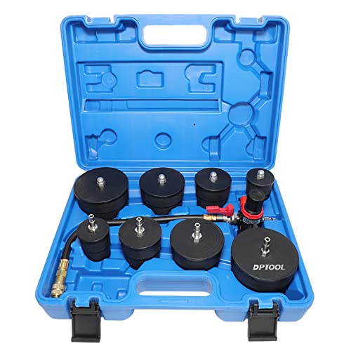 DPTOOL Turbo System Leakage Tester Turbocharger Air Pressure Guage Cooling System Intercoolers Radiators Hose Leaks Test with Regulator Manual Valve 1.38''-3.54'' - Image 1