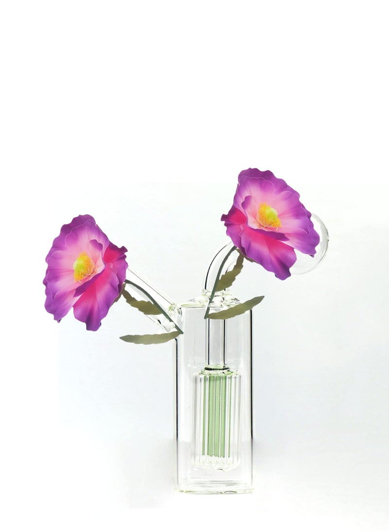 Premium Heat Resistant Glass Vase Oil Lamp Bottle Medical Grade High Borosilicate Material for Long lasting Use - Image 1