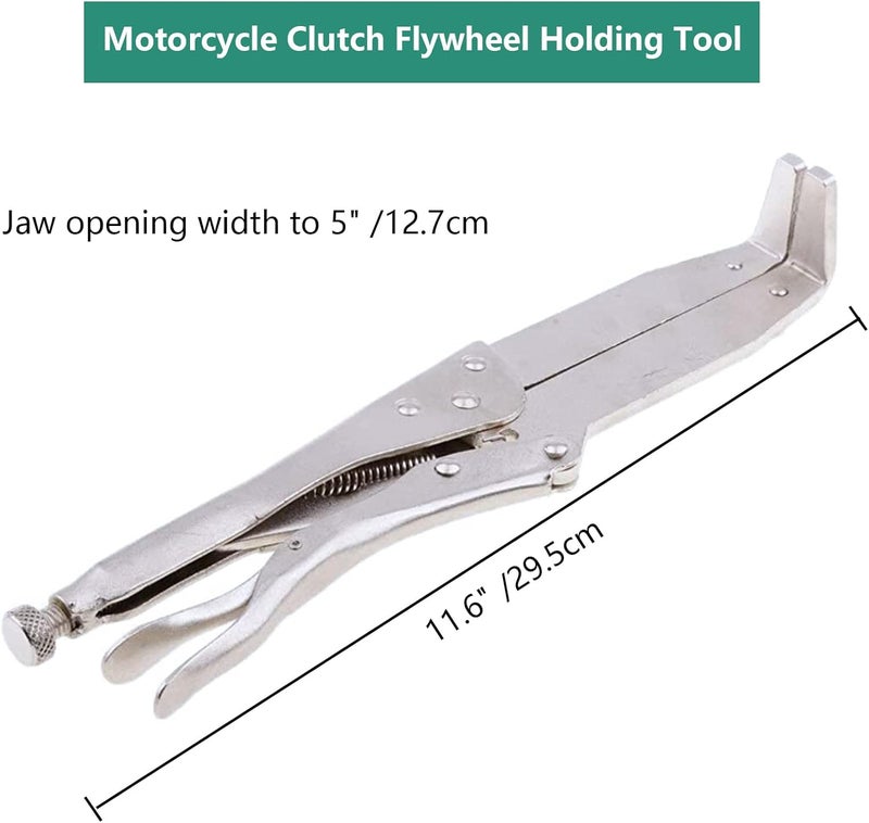 P1TOOLS Motorcycle Clutch Flywheel Holding Tool Clutch Hub Basket Gear Holder Tool - Image 3