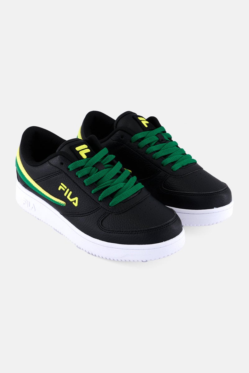 FILA Men A-Low Lace Up Running Shoes, Black  - Image 1
