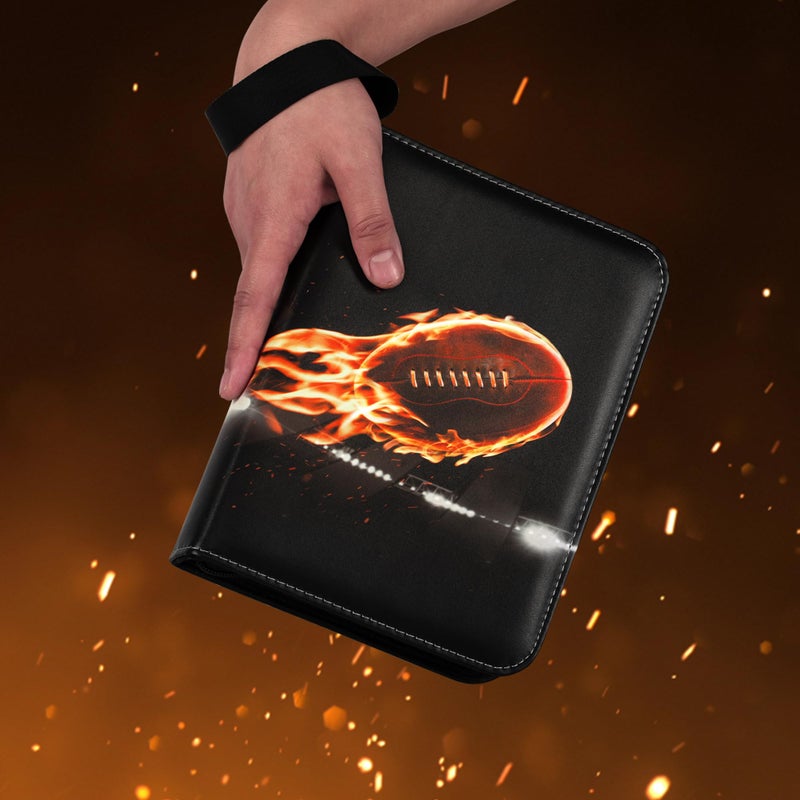 RONMONG Football Card Binder,2025-2026 Sports Trading Card with Sleeves Holder Album,440 Pockets Rugby Card Holder Sheets Display Storage Protectors for Collectors Boys and Girls Gift - Image 5