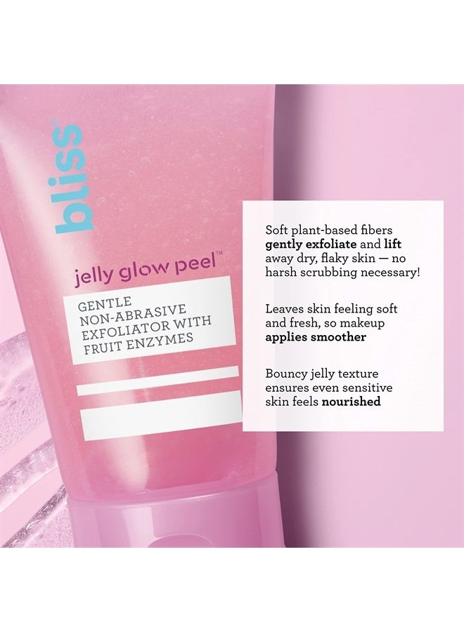 BLISS Jelly Glow Peel™ Gentle Non-Abrasive Cleanser and Exfoliator With Fruit Enzymes - 4 Oz - Nourishes and Hydrates Skin - Clean - Vegan & Cruelty Free - Image 2