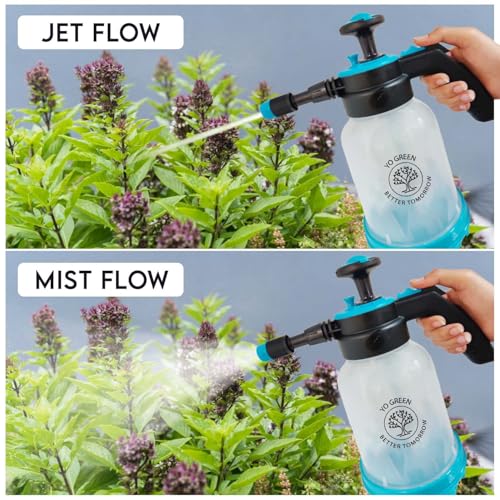 Yo Green 2L Spray Pump for Plants | Garden Sprayer with Adjustable Nozzle | Plastic Water Spray Bottle for Gardening | Leak-Proof Plant Watering Pump, Easy-Fill Water Sprayer (SMART PRO 2 Liter) - Image 5