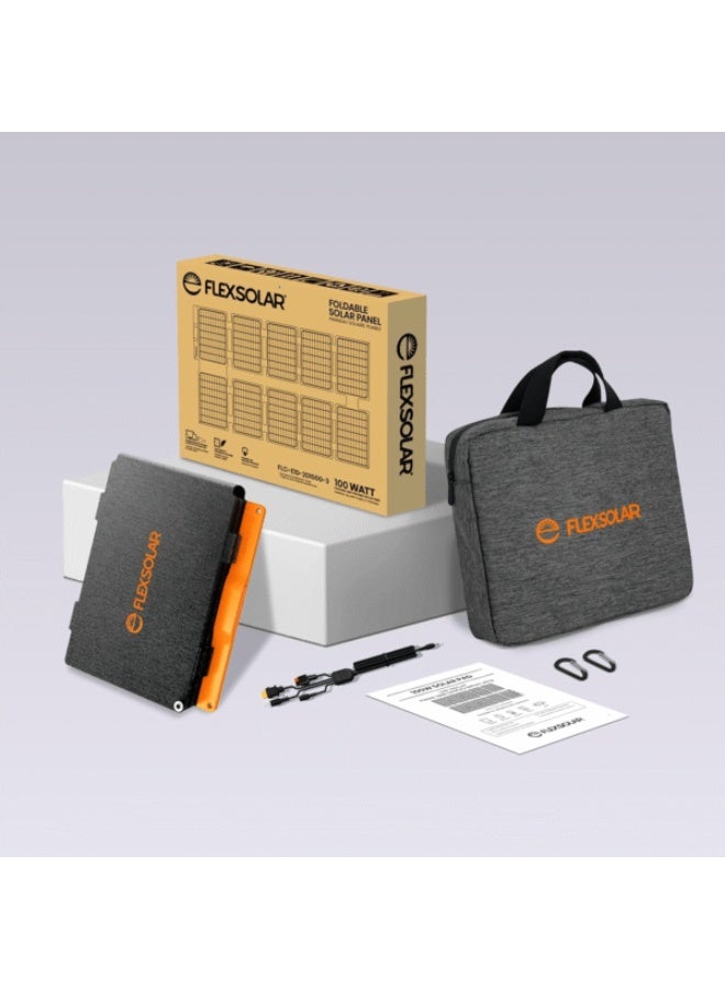 لوح طاقة شمسية محمول FlexSolar S100W بقدرة 100 واط - Image 3
