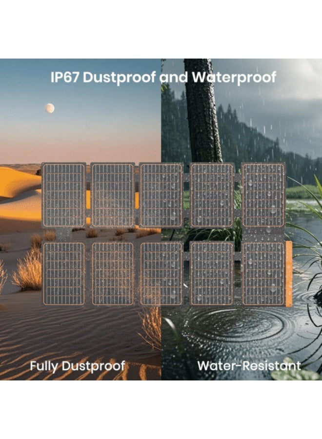 لوح طاقة شمسية محمول FlexSolar S100W بقدرة 100 واط - Image 2