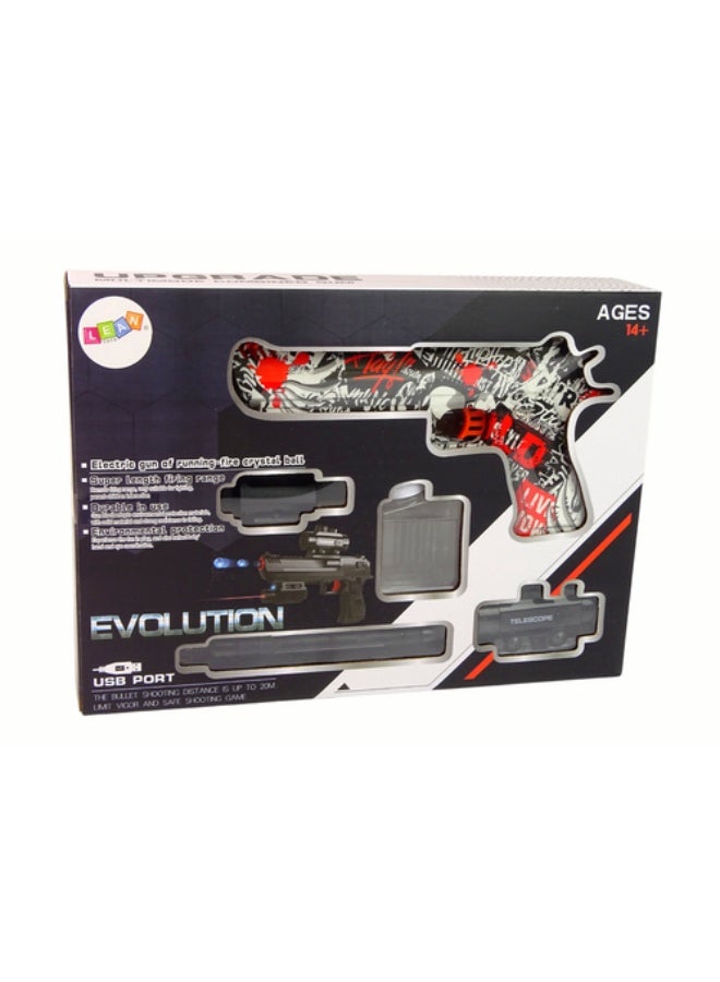 Electric BB Blaster Toy Gun Set, Automatic Battery Powered Target Shooting Toy with Long Range Up to 20M, Outdoor Action Game for Kids Ages 14+ - Image 2