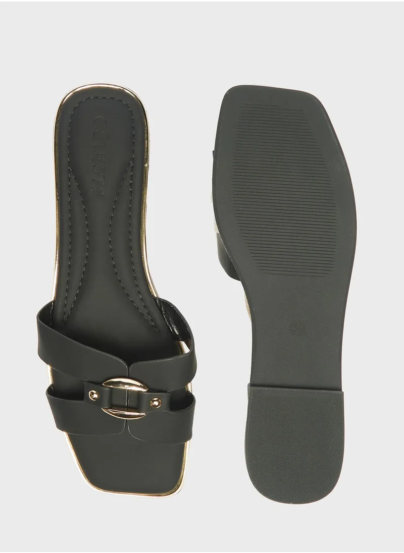 سيليست Single Strap Flat Sandals