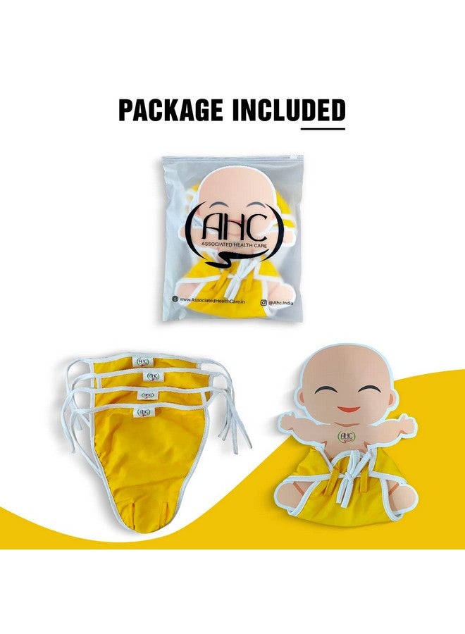 AHC Magic Nappy | Colour Changing Nappy| Freesize 0-12 Months | Cloth Diaper/Nappy/Langot | Nappy Changes Its Colour When Baby Pee | Ultra Soft | Pack Of 5 | Duck Design | Limited Edition - Image 5