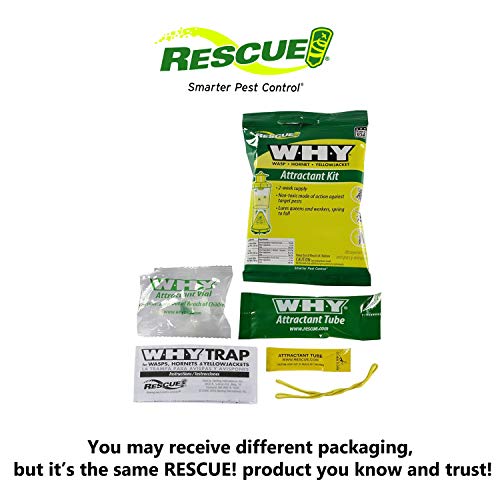 RESCUE! Non-Toxic Wasp, Hornet, Yellowjacket Trap (WHY Trap) Attractant Refill - 2 Week Refill - 6 Pack - Image 5