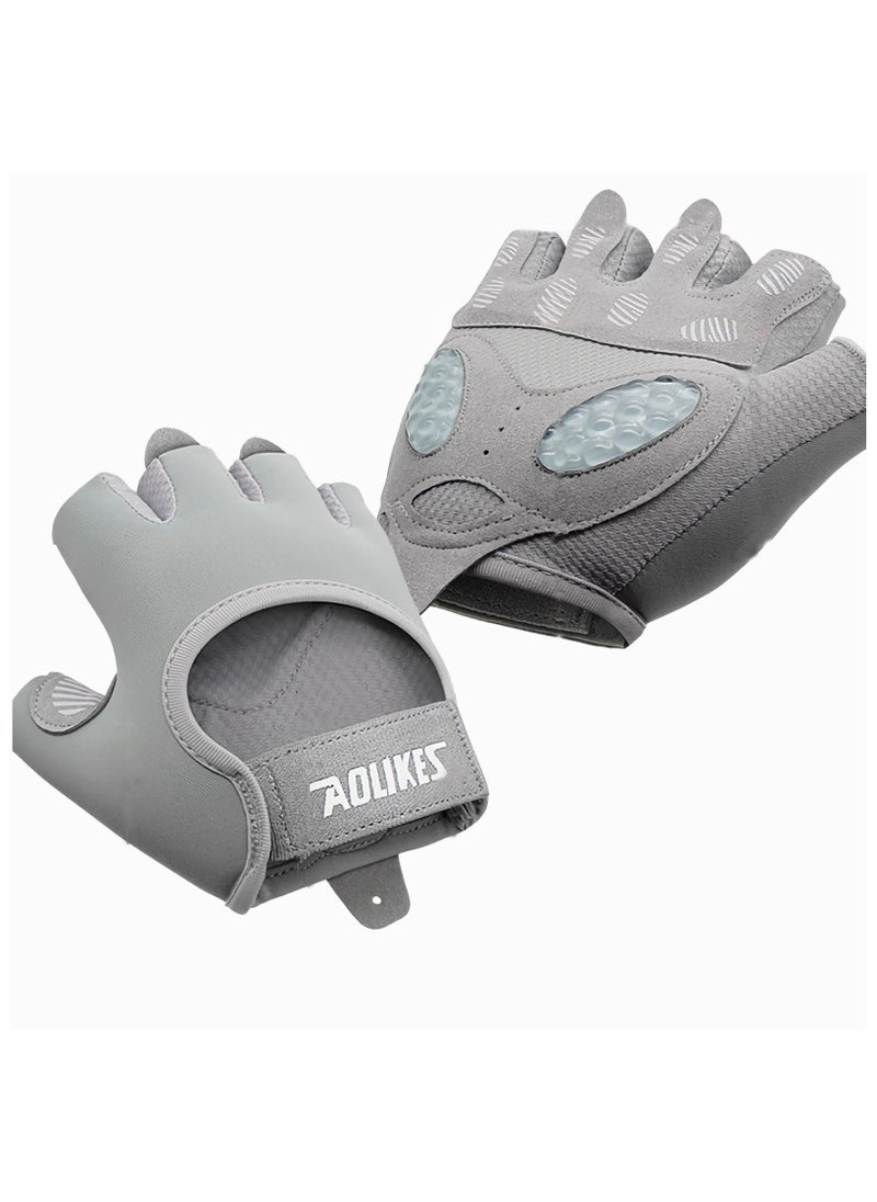 Ofrdncy - Gym Gloves Men And Women - Breathable Extra Grip Palm Protection Gym Gloves For Strength Training,Body Building,Weight Sports,Cycling And Crossfit Training - Image 1