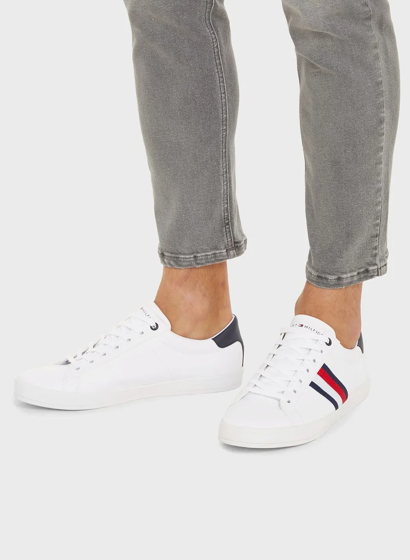TOMMY HILFIGER Stripe Low Top Lace Up Sneakers
