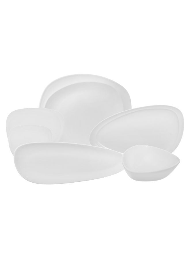 Royal Porcelain Royal Porcelain Dinner Set 26 Pieces Shape Mood -White  - Image 1