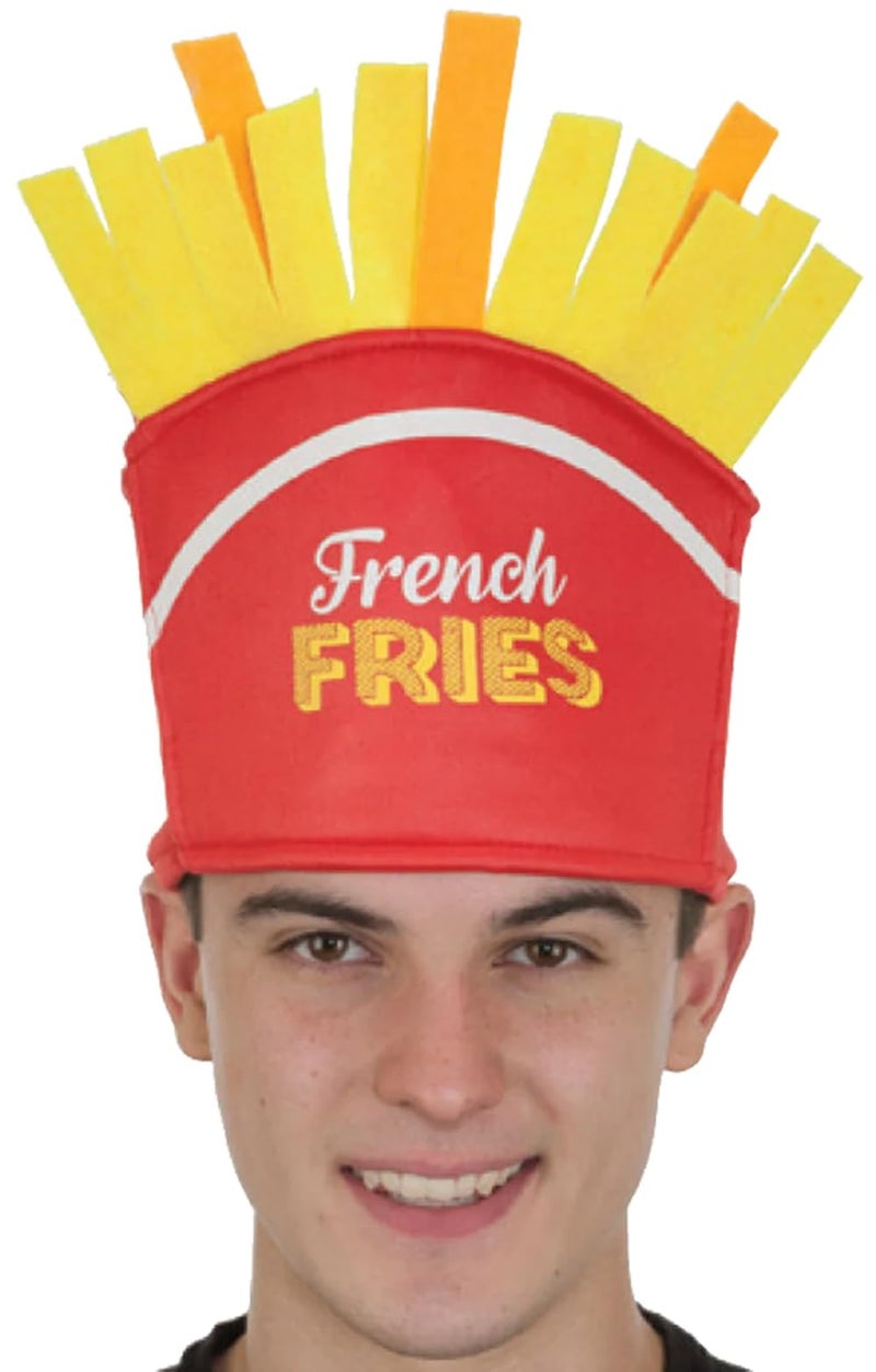 Jacobson Hat Company French Fries Novelty Food Hat, Red