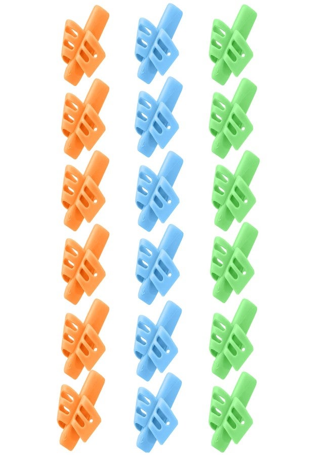 JuneLsy Pencil Grips Pencils Grips for Kids Handwriting Posture Correction Training Writing AIDS for Kids Toddler Preschoolers Students Children Special Needs (18PCS) - Image 1