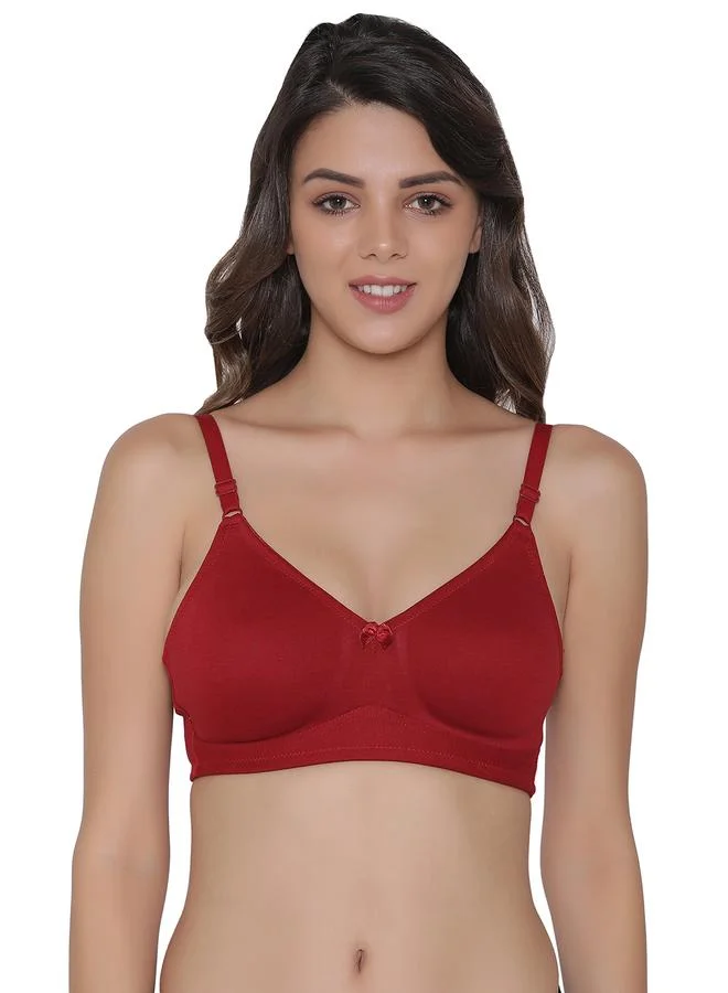 كلوفيا حمالة صدر تيشيرت قطن بدون حشوة وبدون سلك وبتصميم سبيسر