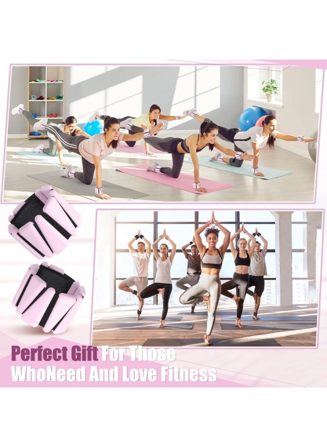 X الإصدار أساور أثقال قابلة للتعديل للمعصم والكاحل بوزن 2 رطل (0.9 كجم) – أساور رياضية من السيليكون الناعم لليوغا، البيلاتس، المشي، الجري والتمارين المنزلية - Image 3