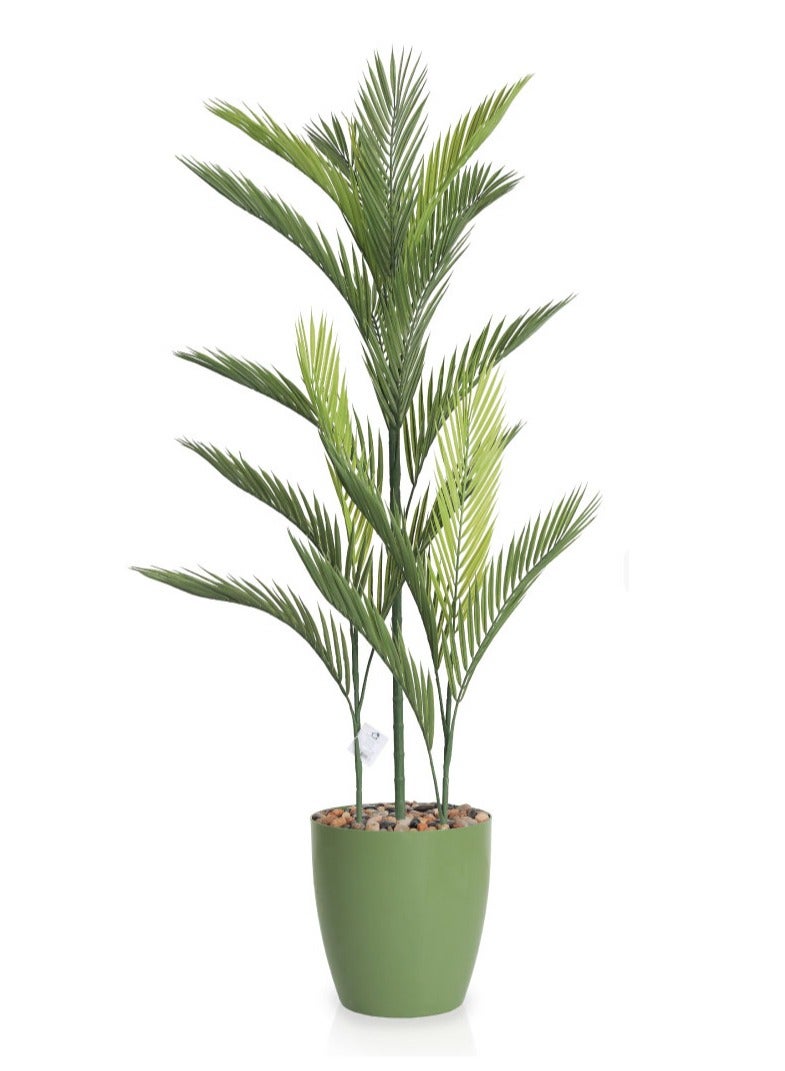 Alrassi Artificial Areca Palm Tree – 115 cm Height, Tropical Elegance for Home or Office Décor - Image 1