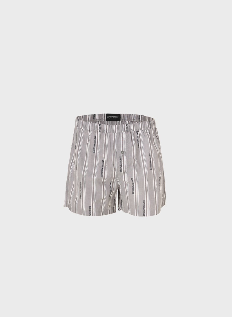 EMPORIO ARMANI Casual Stripe Boxers - Image 1